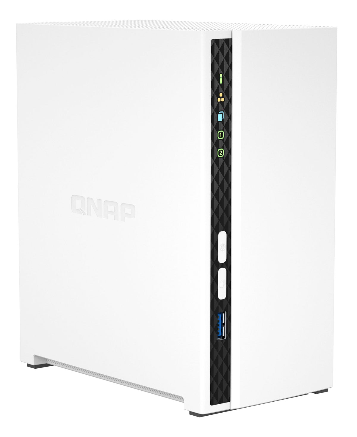 QNAP TS-233 2 bay ARM 2.0GHz Quad core 2xSATA 6Gb/s 2Go RAM on-board 1xGbE 1xUSB3.2 Gen1 and 2xUSB2.0