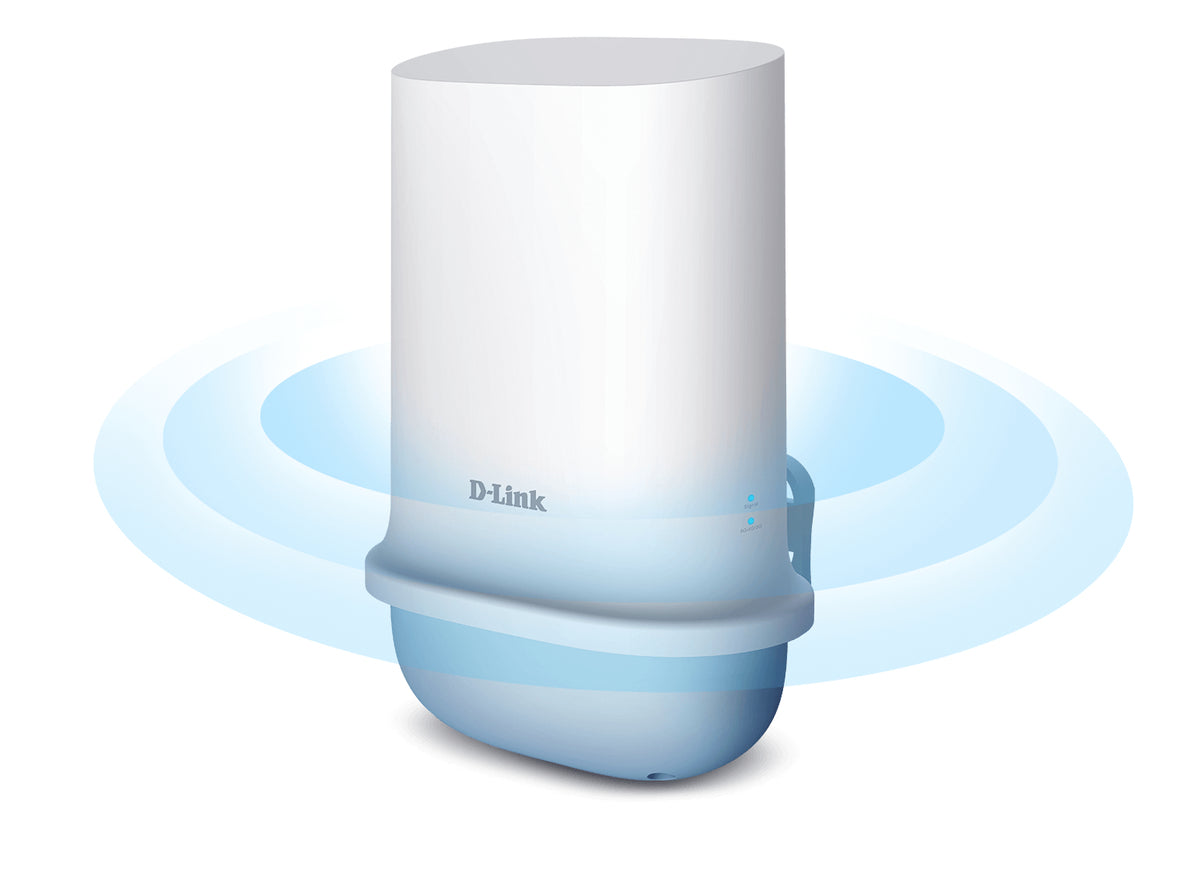 D-LINK 5G/4G LTE IP67 Outdoor Router 1x 2.5 Gigabit LAN Port to Connect The PoE Injector 5G Downlink/Uplink Speed 4GBps/620Mbps