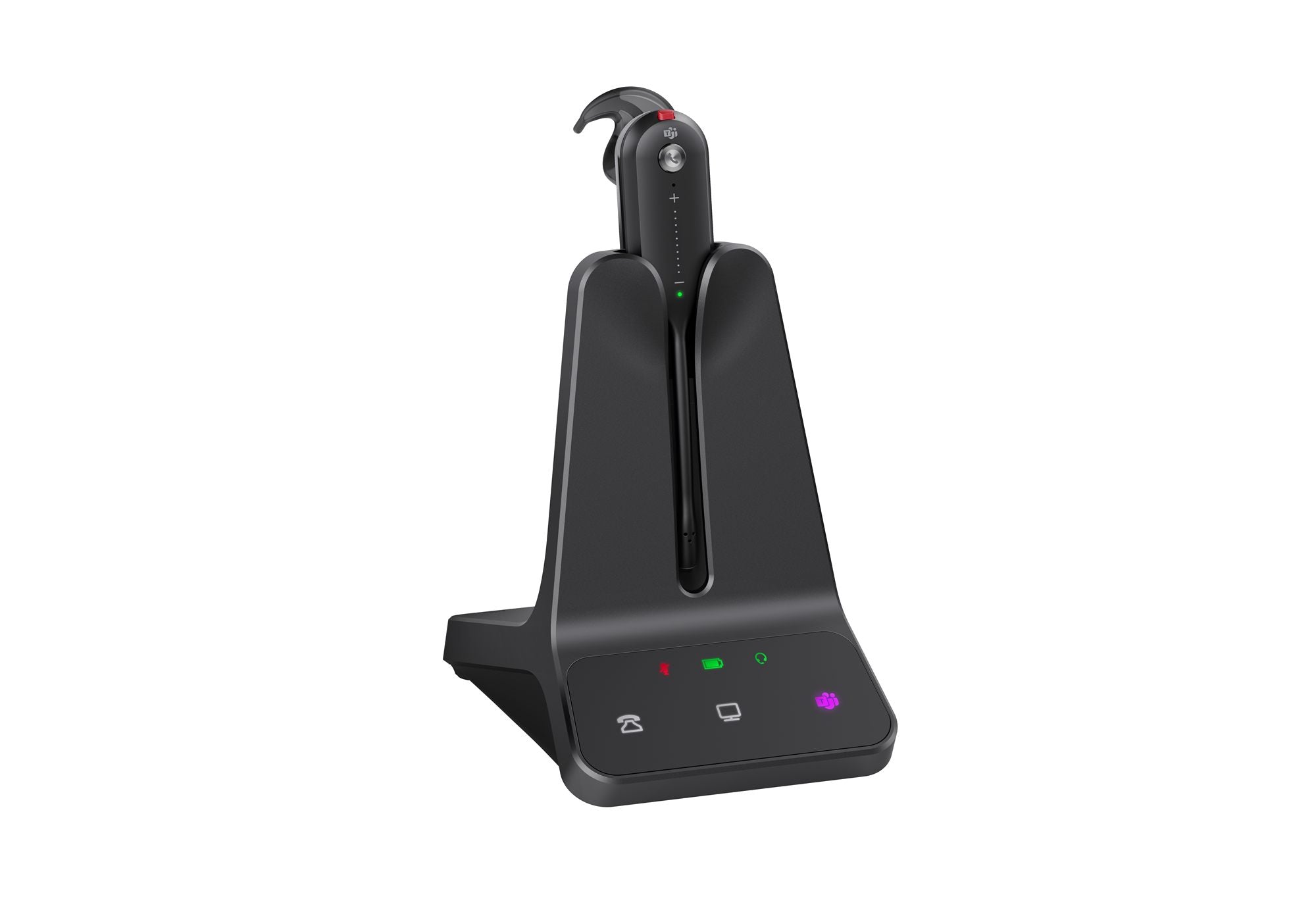 Yealink WH63 E2 Teams Sans fil Crochets auriculaires Bureau/Centre d'appels Noir