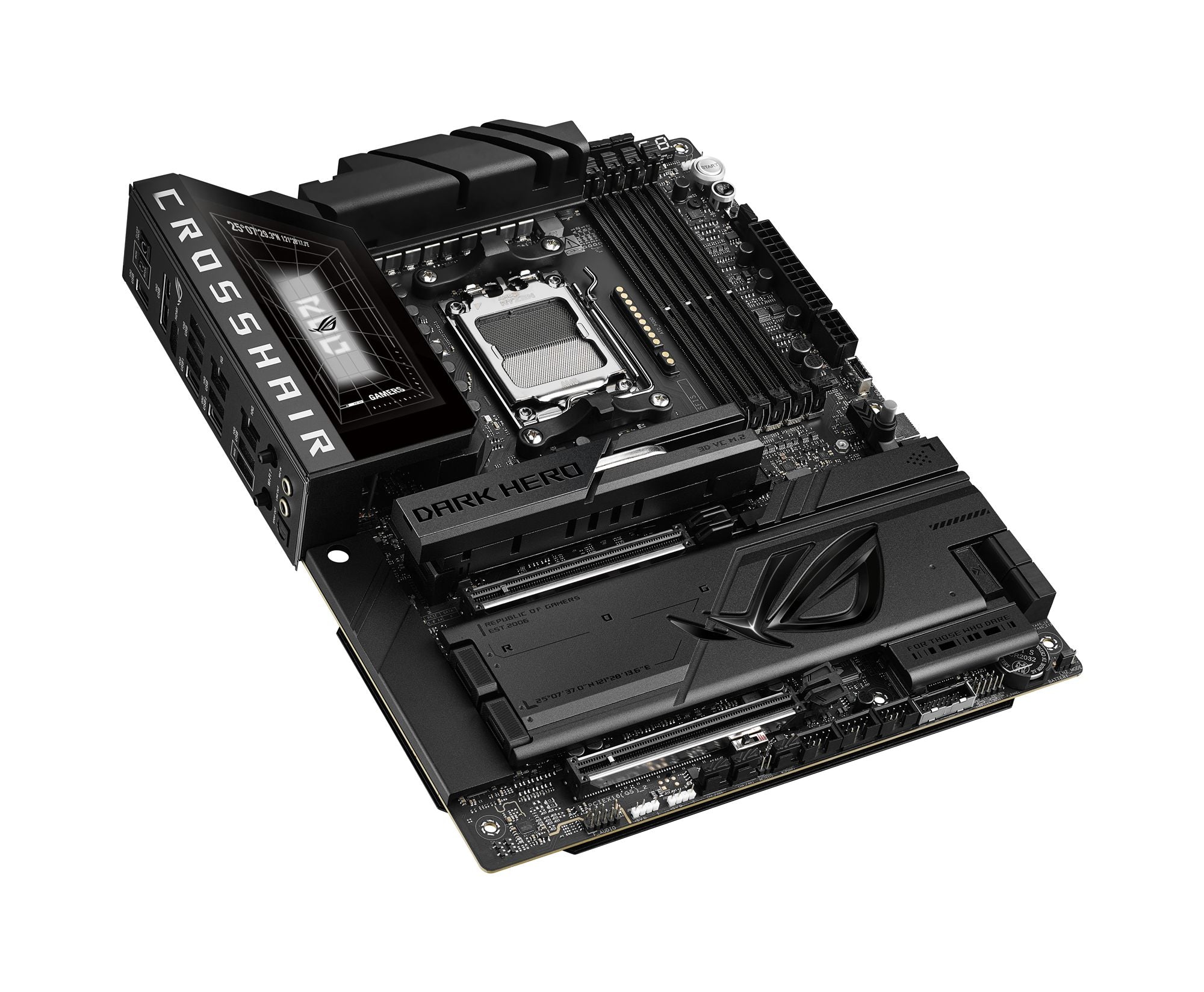 ASUS ROG CROSSHAIR X870E DARK HERO AM5 DDR5 ATX motherboard 2xPCIe 5.0 5xM.2 1xHDMI