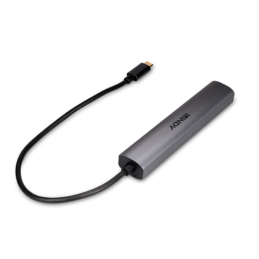LINDY USB 3.2 Gen 2 Type C Hub & Gigabit Ethernet