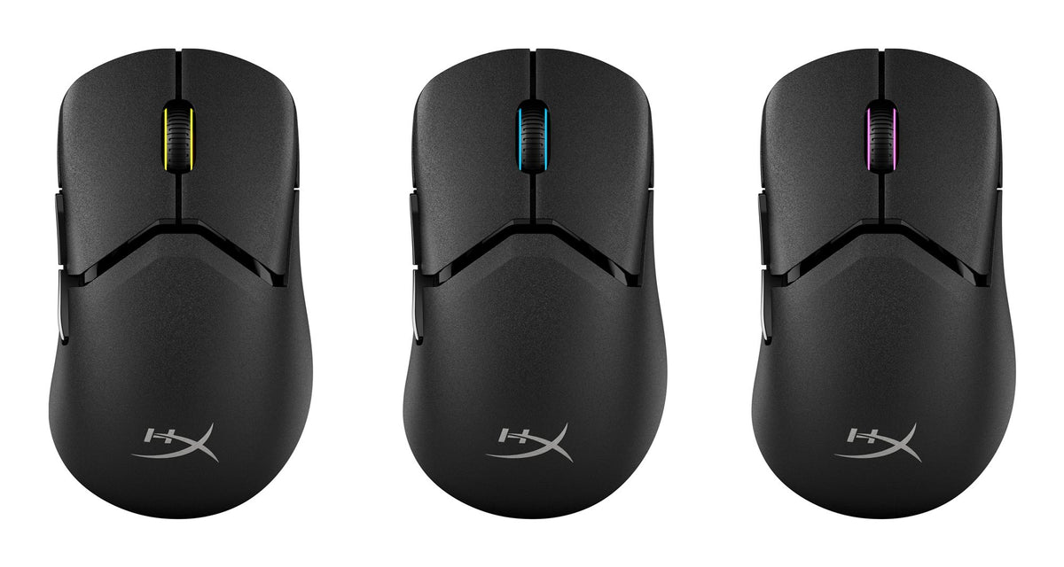 Souris de jeu sans fil HyperX Pulsefire Saga Pro (Noire)