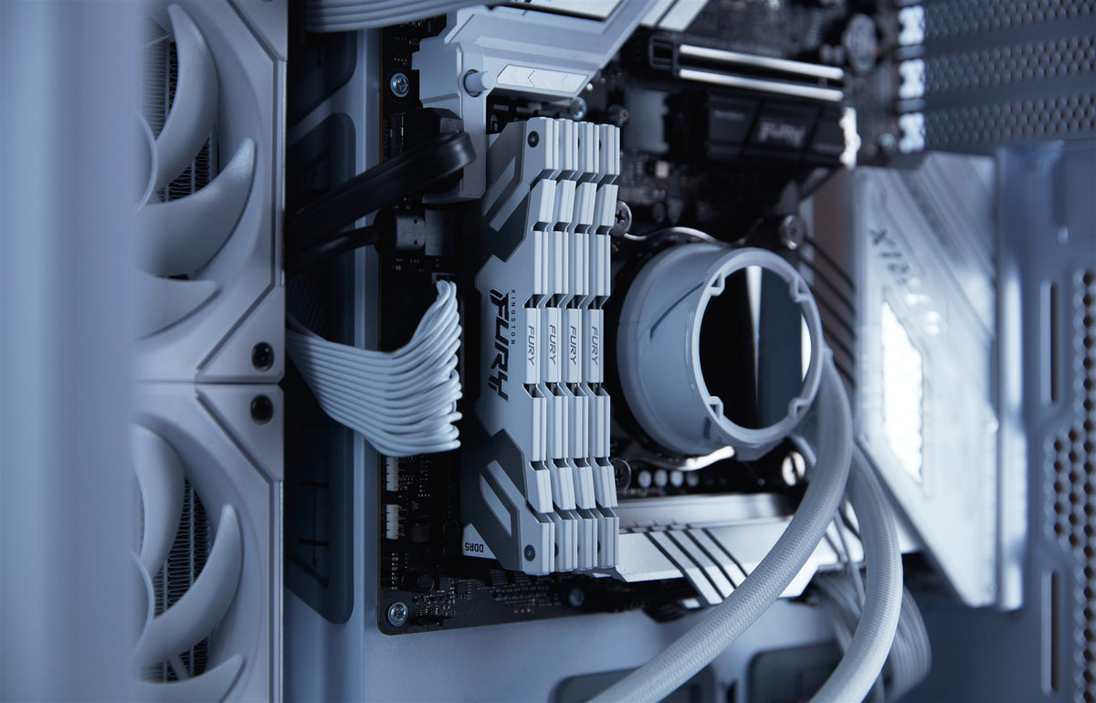 KINGSTON 64Go 6400MT/s DDR5 CL32 DIMM Kit of 2 FURY Renegade White XMP