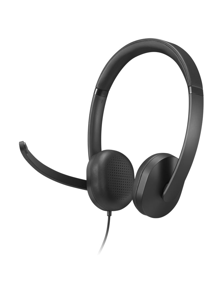 LENOVO 5000 Headset on-ear wired USB-C black Certified for Microsoft Teams