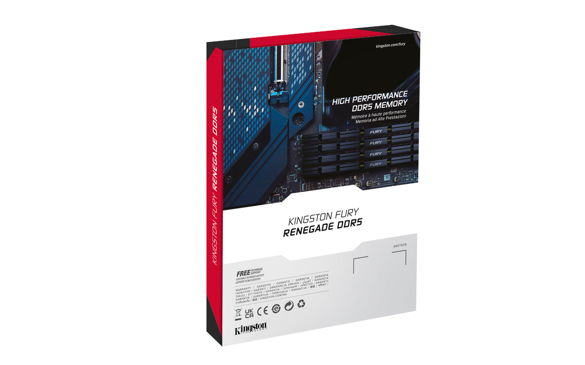 KINGSTON 16Go 7600MT/s DDR5 CL38 DIMM FURY Renegade Silver XMP