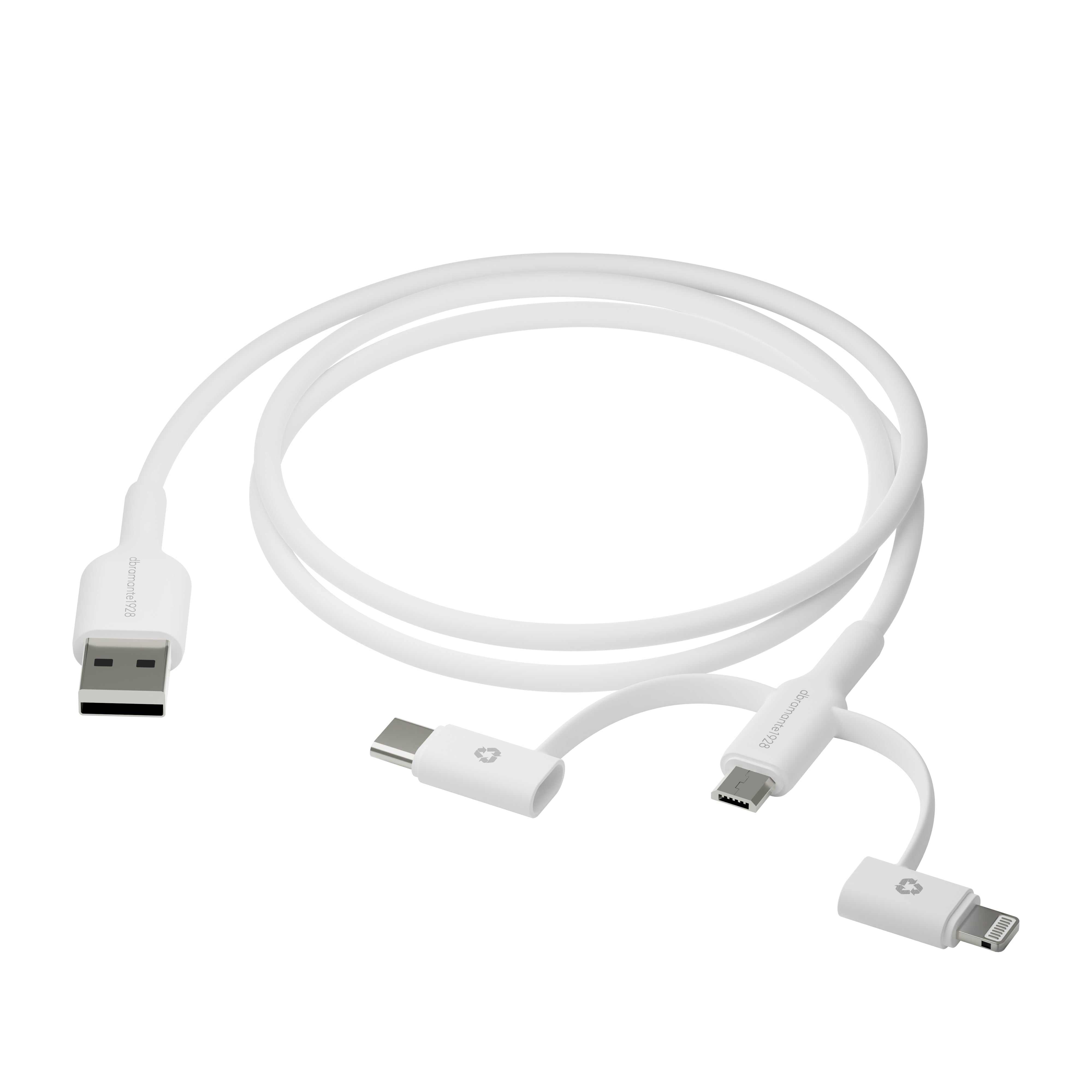 recharge3in1Cable-USBAtoUSBA C&LightnW