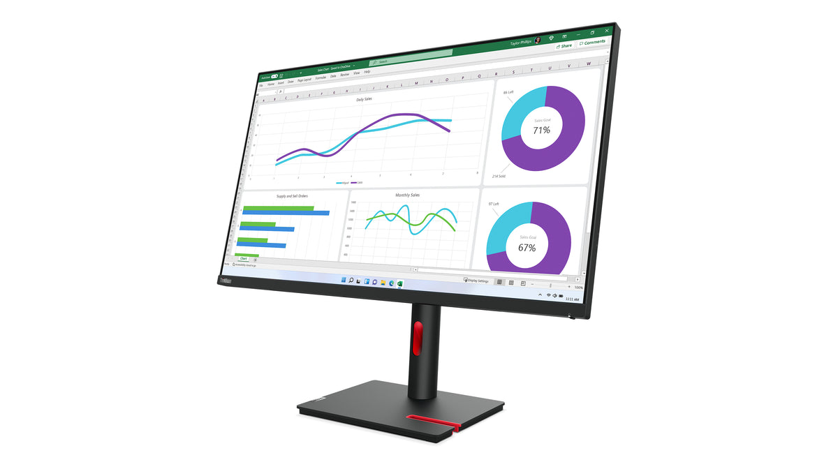 LENOVO ThinkVision T32h-30 31.5p 2560x1440 Monitor 16:9 60Hz HDMI DP