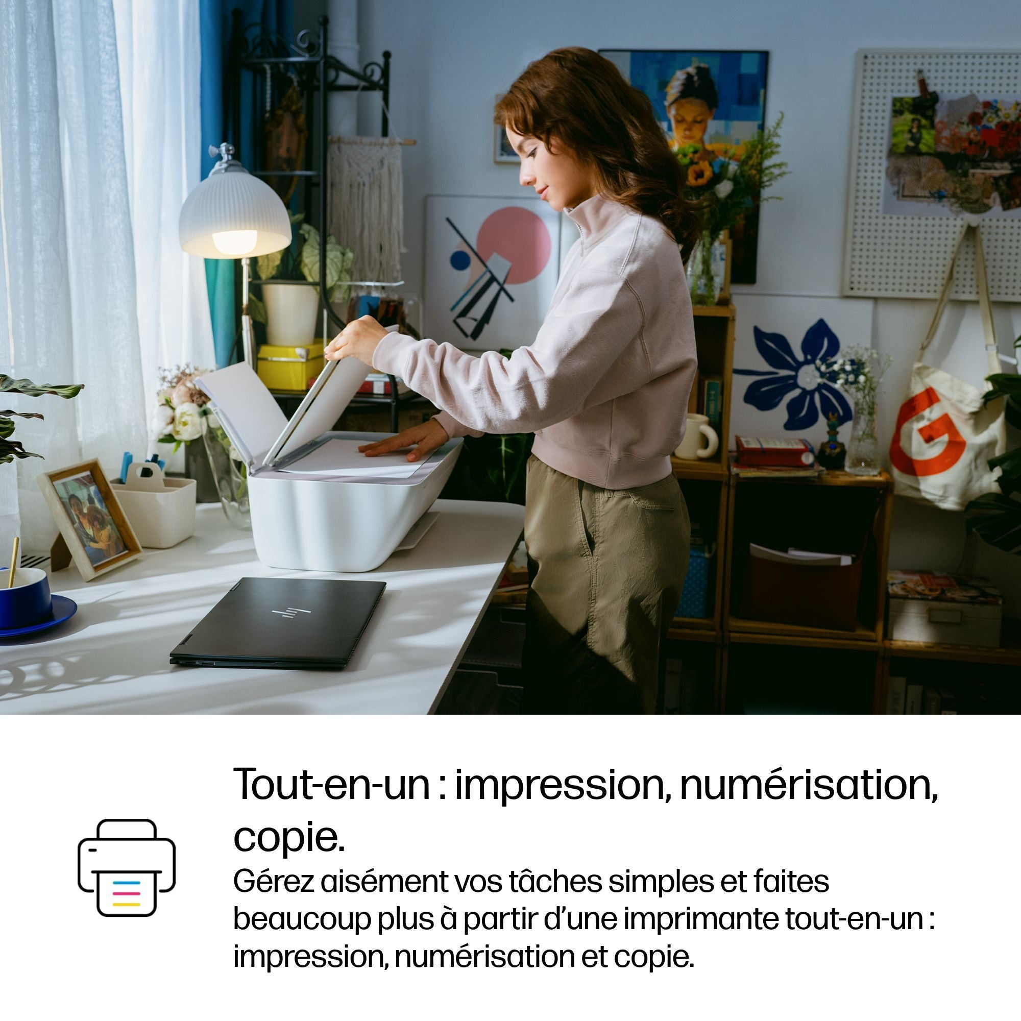 HP DeskJet 2922 All-in-One Printer imprimante jet d encre a4