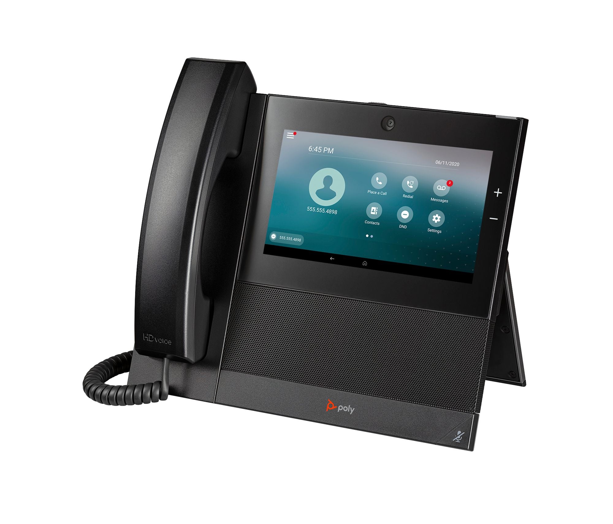 POLY CCX 700 VisioPhone IP PoE OpenSIP avec combiné
