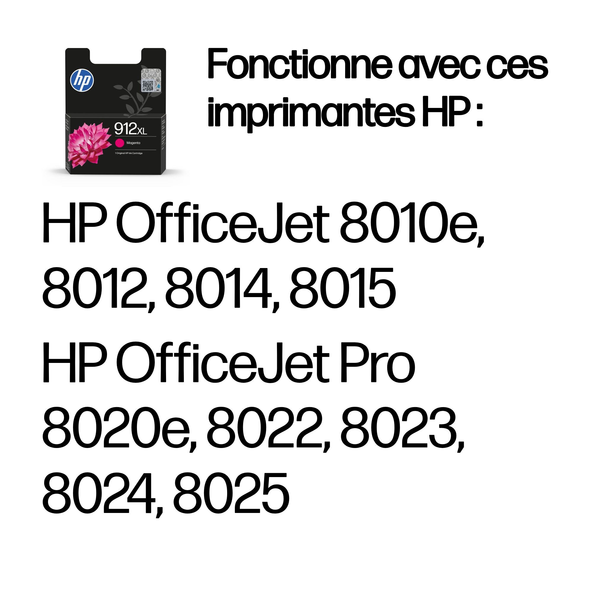 HP 912XL High Yield Magenta Ink