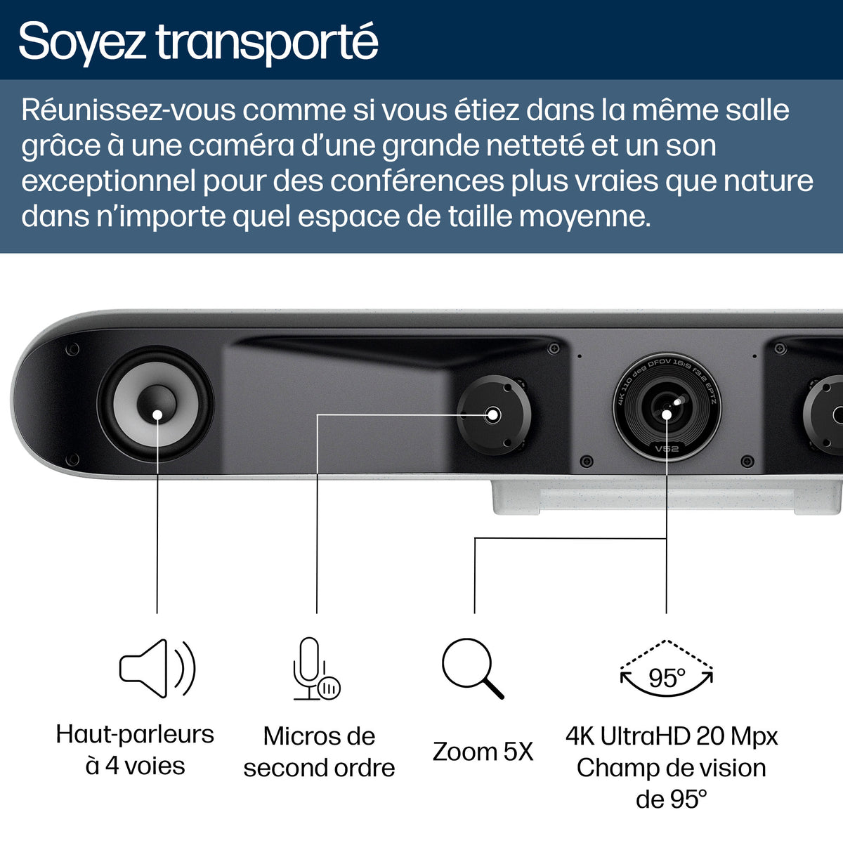 Poly Studio V52 USB Video Bar - EU
