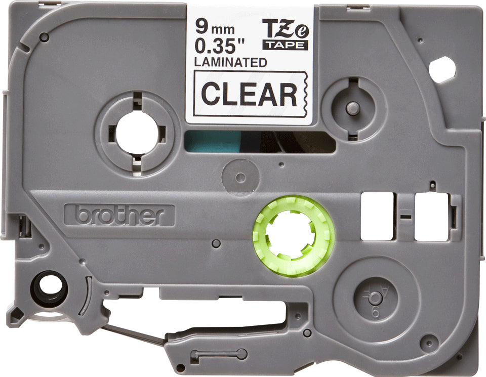 BROTHER P-TOUCH TZE-121 noir sur clear 9mm