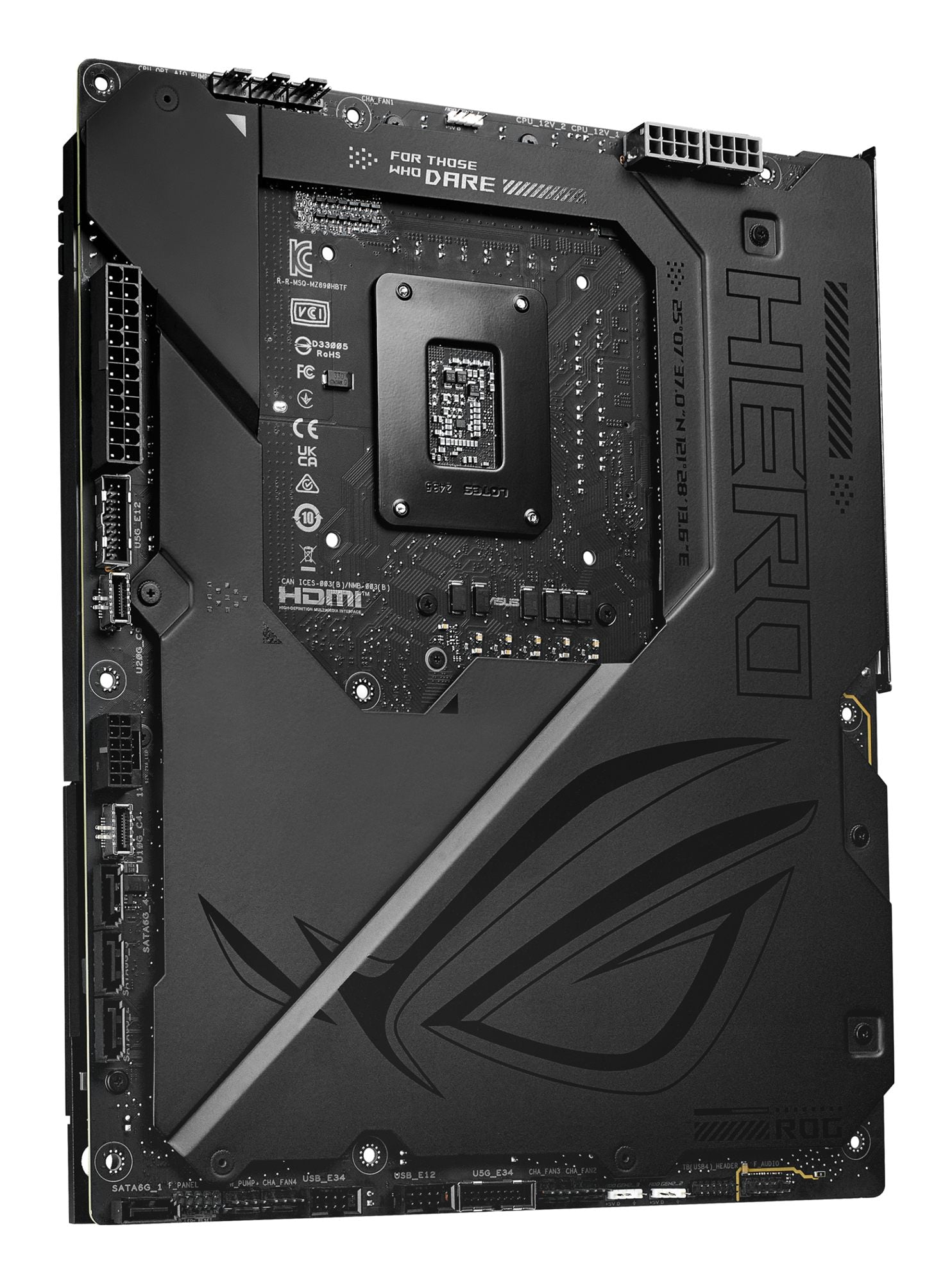 ASUS ROG MAXIMUS Z890 HERO BTF LGA 1851 DDR5 ATX motherboard 1xHDMI 2xThunderbolt 6xM.2 4xSATA