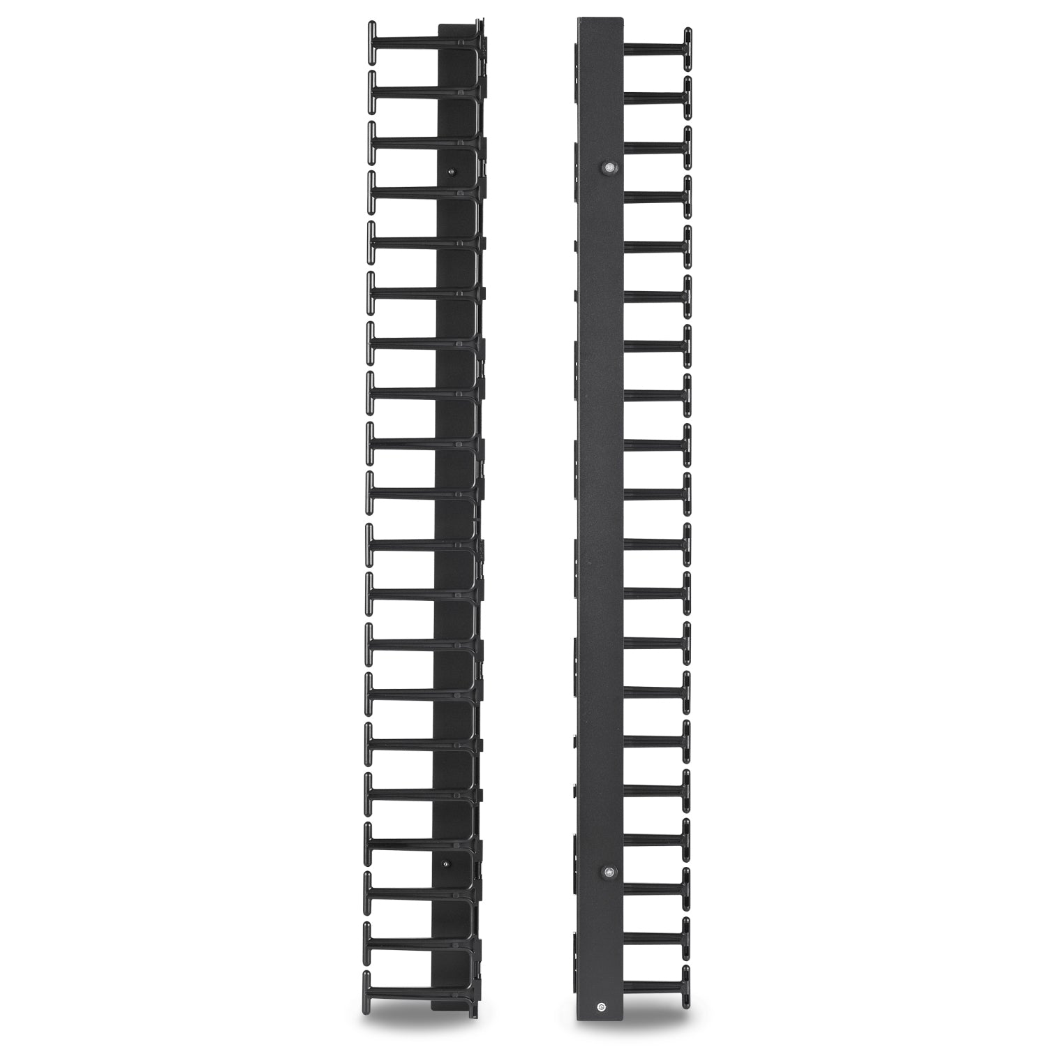 Vrt Cbl Mngr N/Shelter SX 600mm W 42U x2