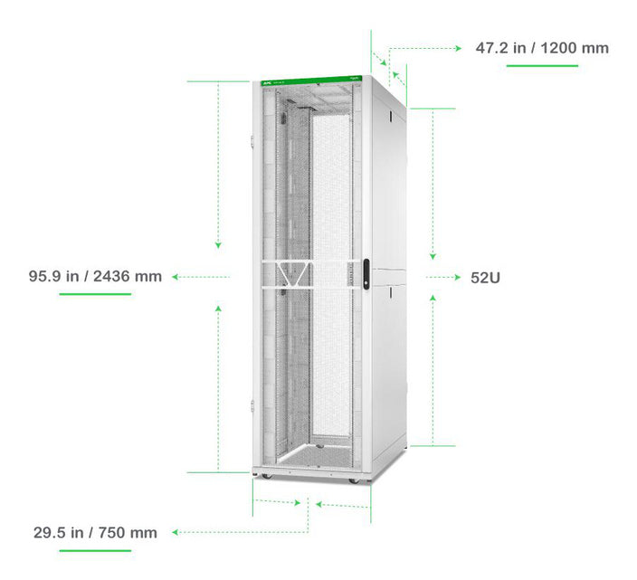 APC NetShelter SX Svr Rack Gen 2 52U 243
