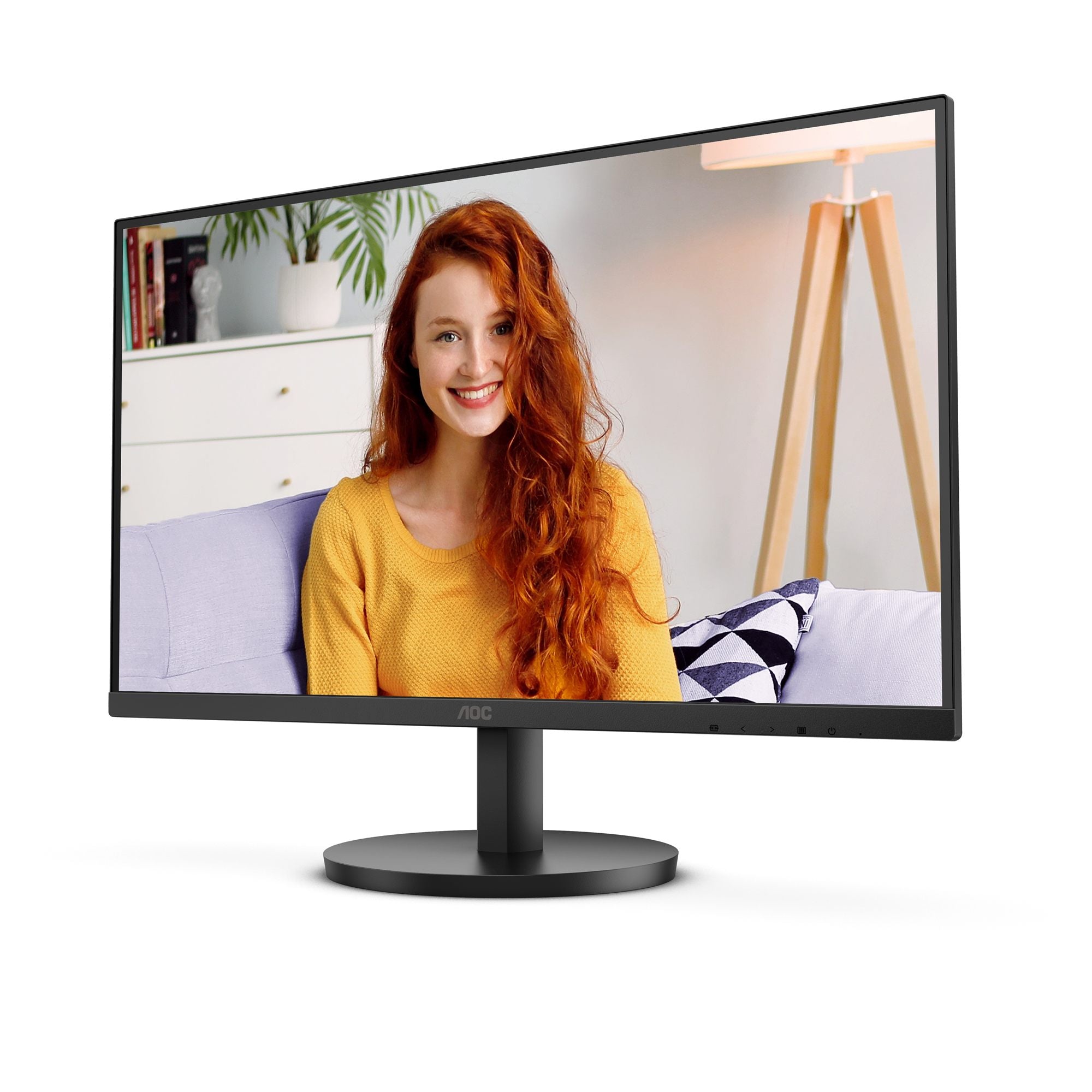 AOC U27B3A 27p UHD 3840x2160 60Hz HDR10 HDMI 2.0 DisplayPort 1.4 black