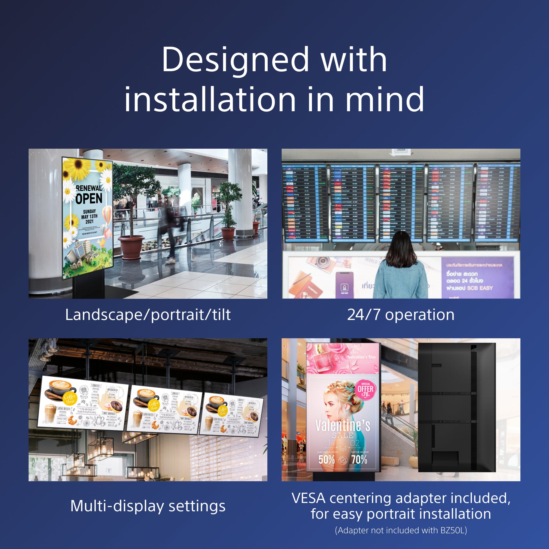 85" Pro BRAVIA LCD 650nit Haze