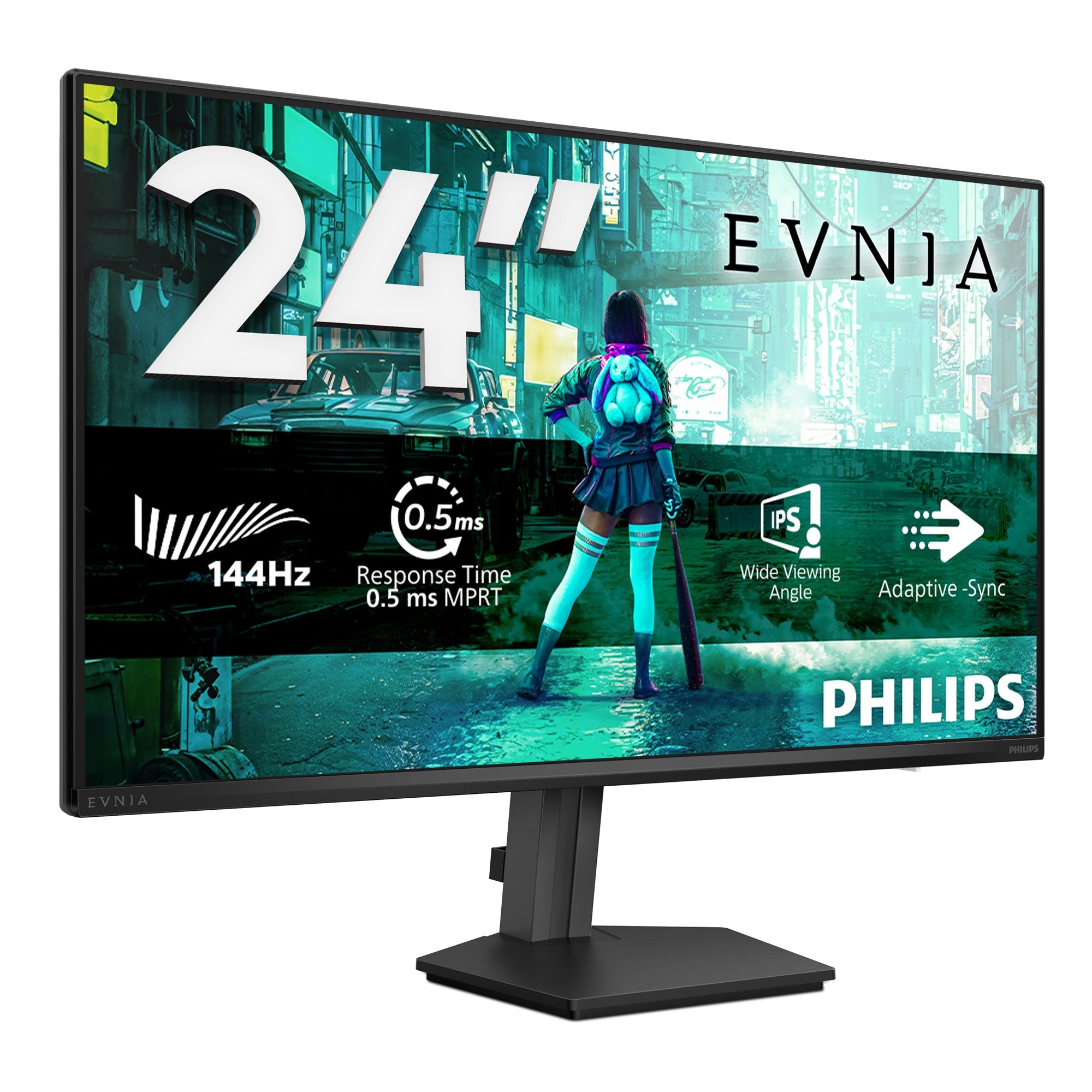 PHILIPS Evnia 3000 24M2N3200NF Ecran Gaming -24p- 1920 x 1080 FHD 144 Hz - IPS - 300cd/m² - 1500:1 - HDR10 - 0.5 ms-  HDMI, DP