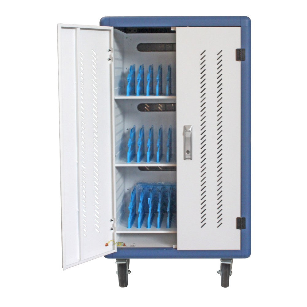 Techly I-CABINET-30DTY Armoire de chargement pour 30 ordinateurs portables tablettes 30 prises AC 230V