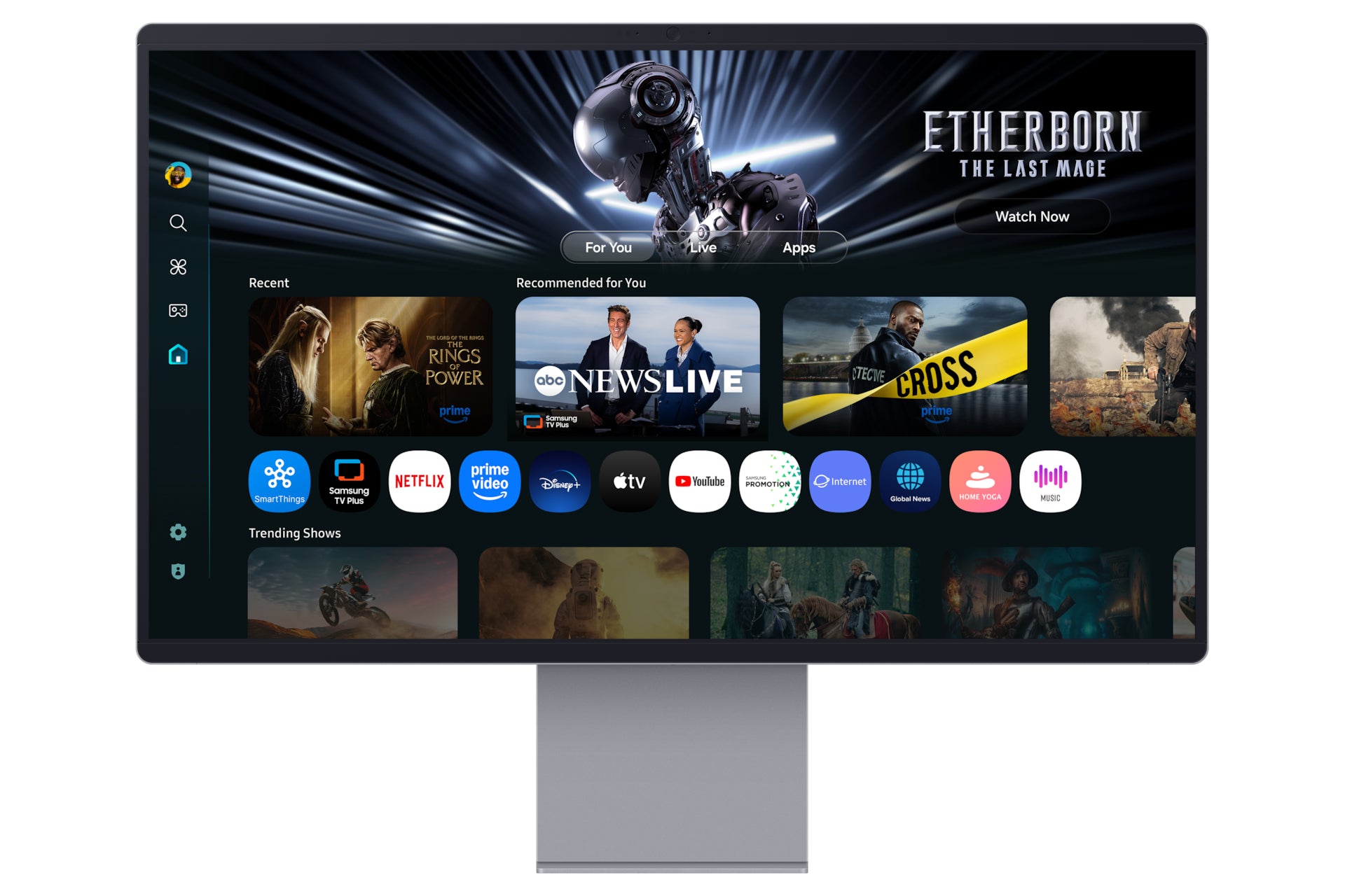 SAMSUNG LS32FM900SUXEN 32p OLED 3840x2160 16:9 HDMI DP USB Silver
