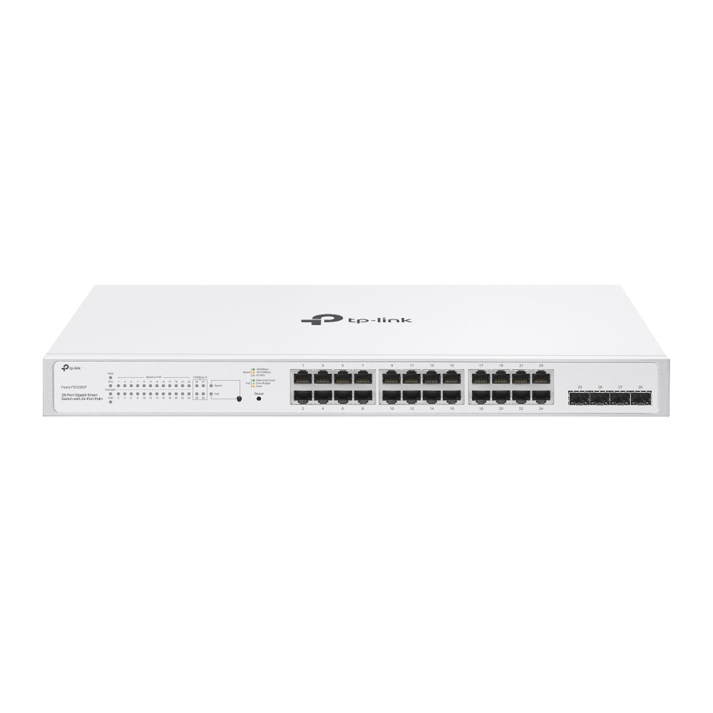 TP-LINK 28-Port Gigabit Smart Switch with 24-Port PoE+