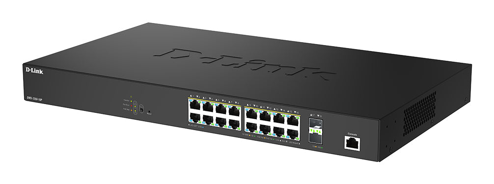D-LINK 16 Ports 2.5Gbps PoE9 0W+ 2 Ports 10G SFP+ Smart Managed Switch