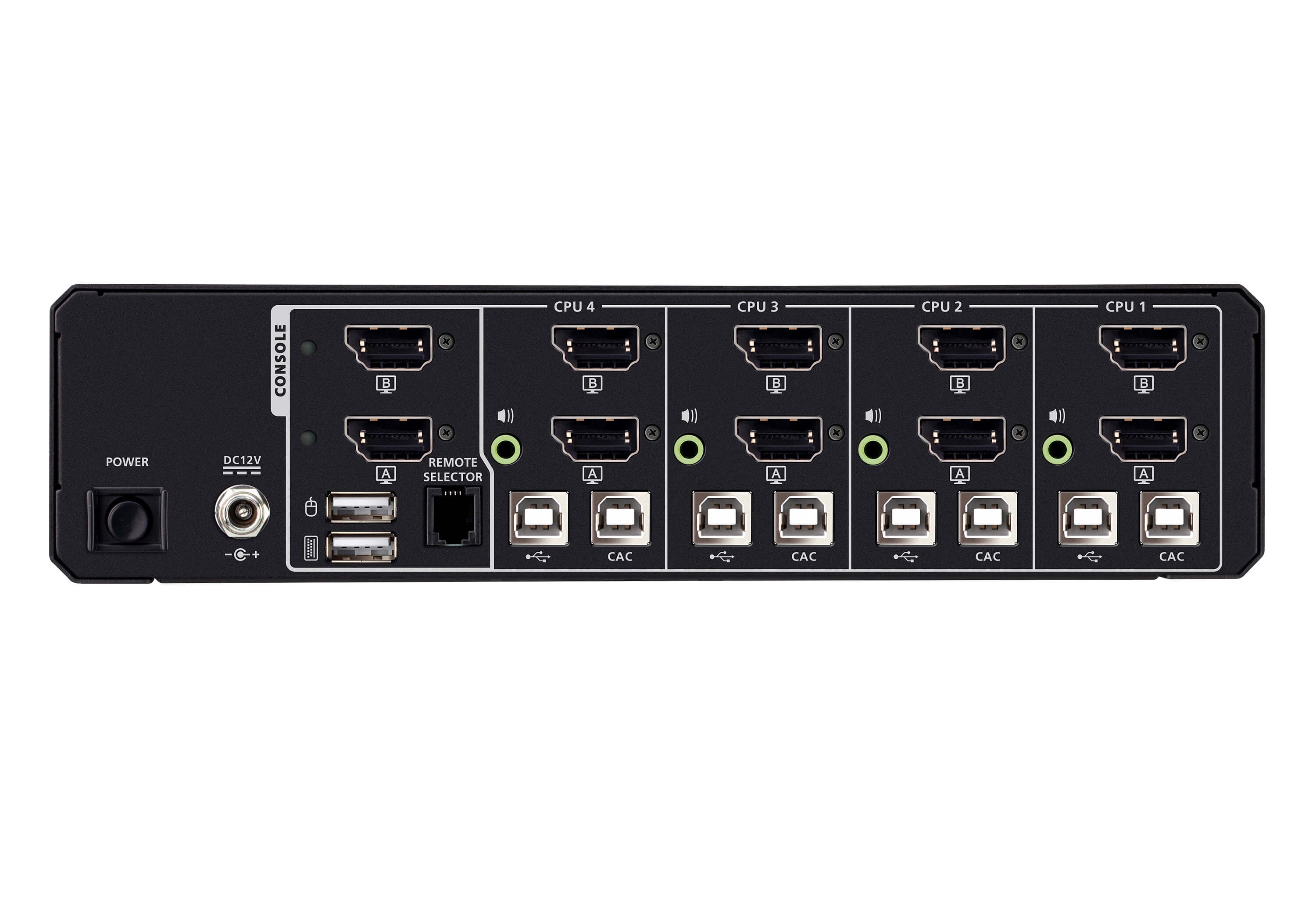 ATEN CS1144DPH4C KVM sécurisé DisplayPort/HDMI+CAC 4P dual screen