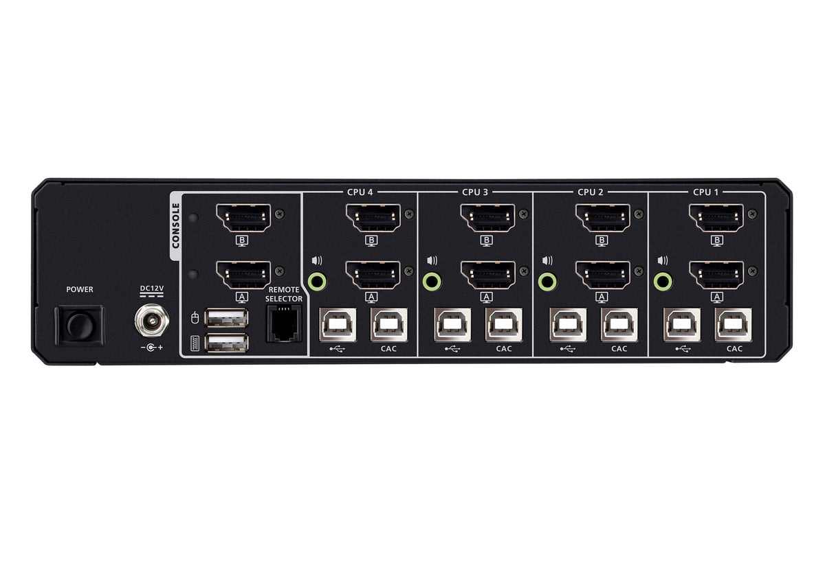ATEN CS1144DPH4C KVM sécurisé DisplayPort/HDMI+CAC 4P dual screen