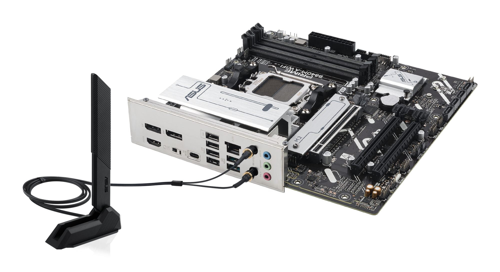 ASUS PRIME B840M-A WIFI AM5 DDR5 micro ATX MB 1xHDMI 2xDP 3xM.2 4xSATA