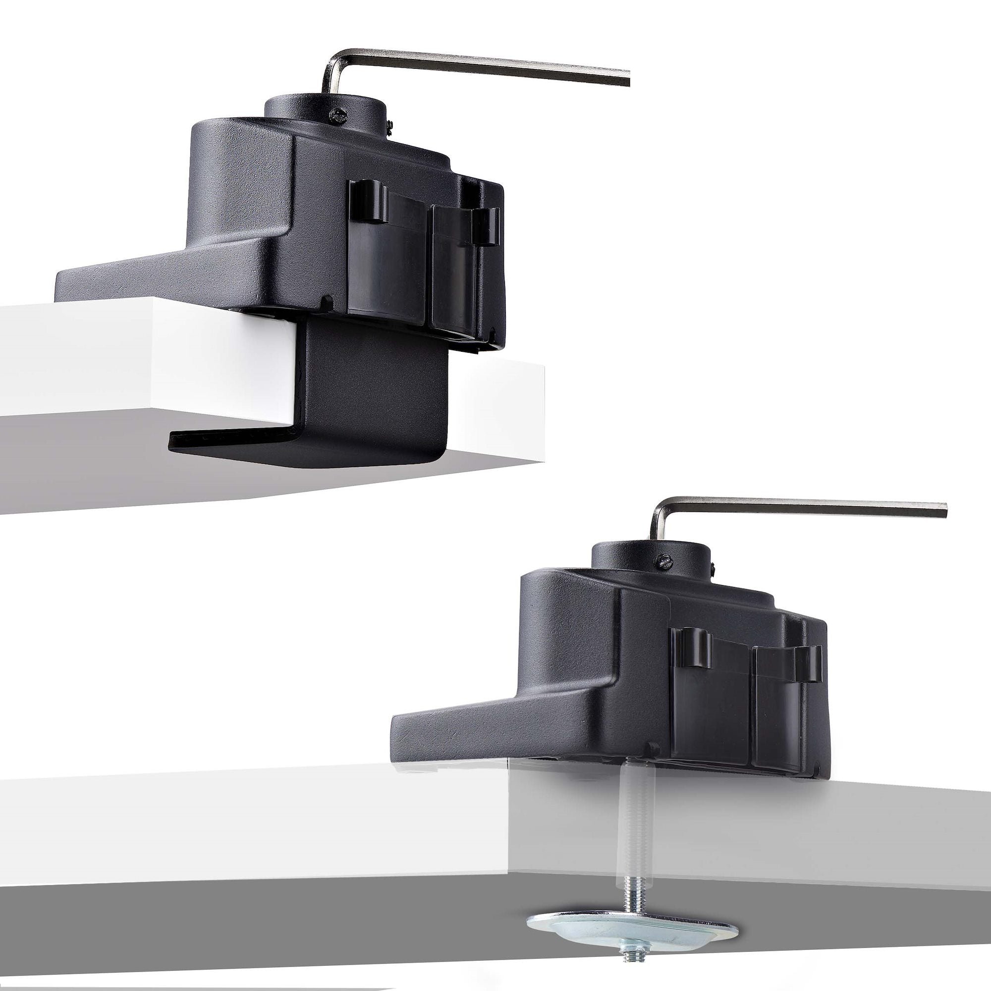 Triple Monitor Desk Mount 27in Screens