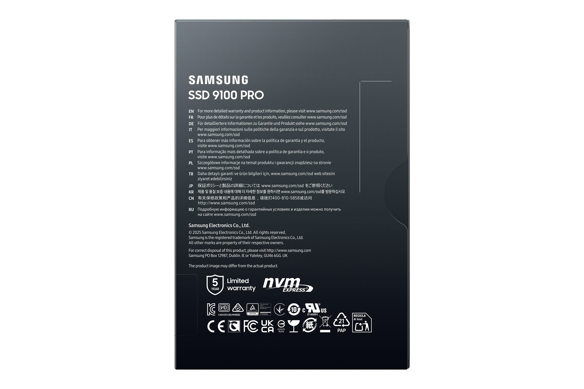 9100PRO 1TB SSD M.2 NVMe PCIe 5