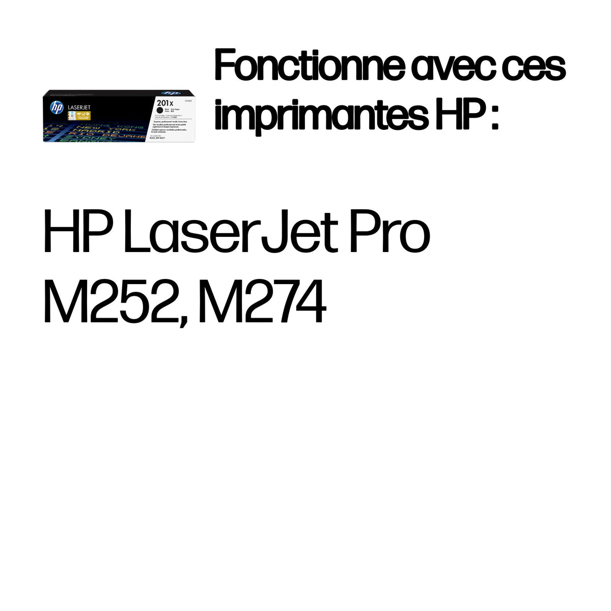 HP 201X original Toner cartridge CF400X black 2.800 pages high capacity
