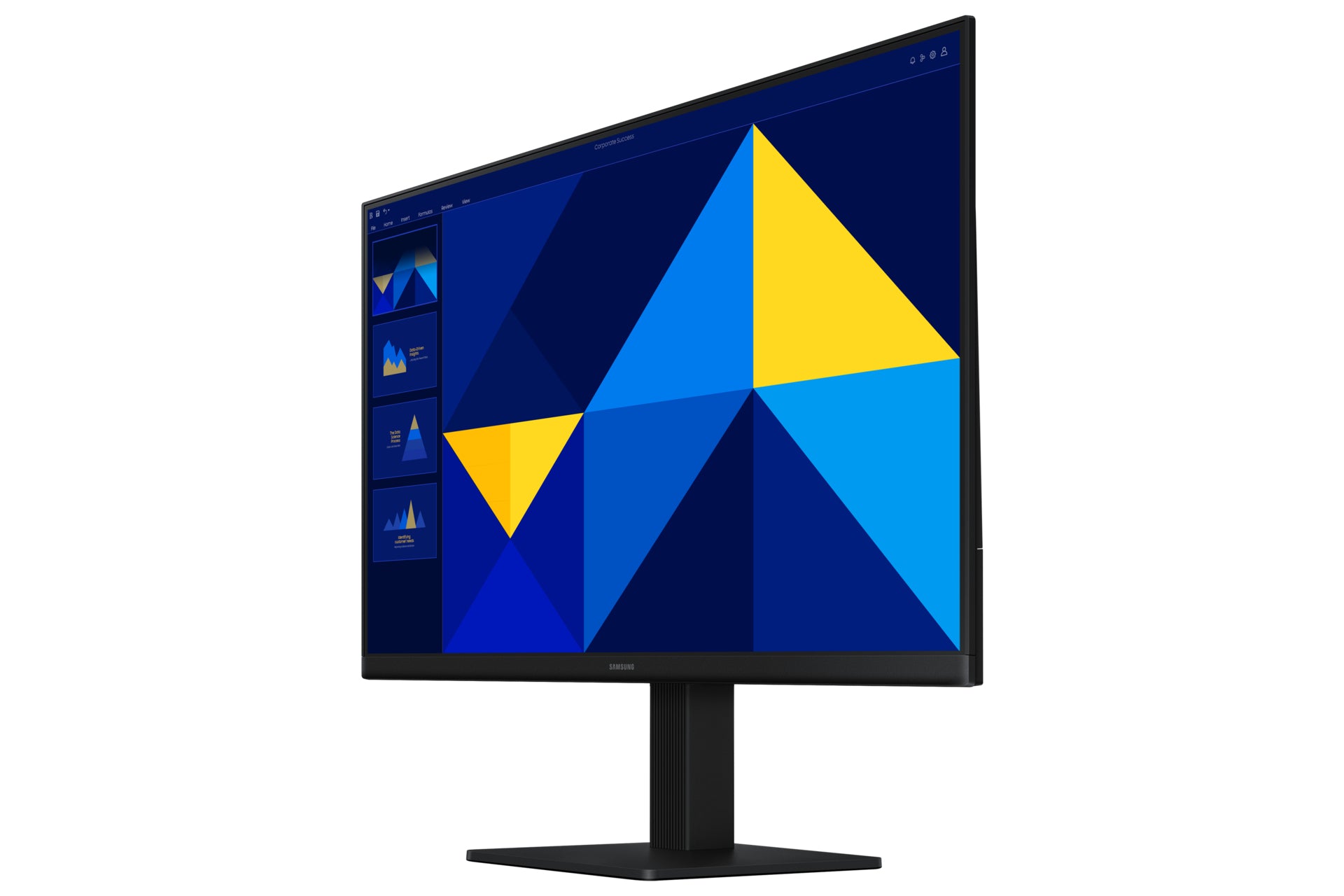 SAMSUNG LS24D300GAUXEN  écran LED - 24p - 1920 x 1080 Full HD (1080p) 100 Hz - IPS - 250 cd/m² - 1000:1 - 5 ms - HDMI, VGA - noir