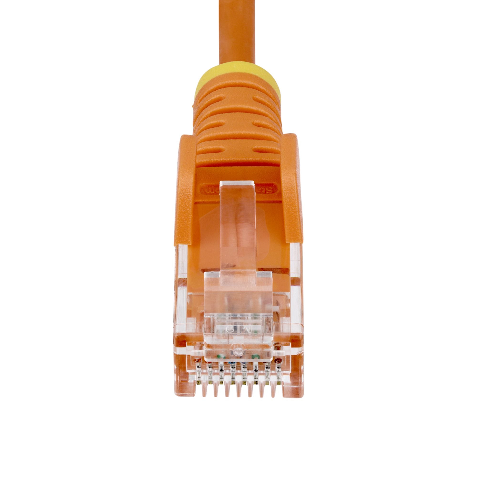 15m Orange Slim CAT6 Ethernet Cable