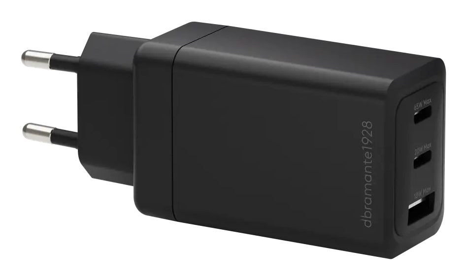 IT EU WPLUG 2xUSB C 65W+1xUSB A BLK