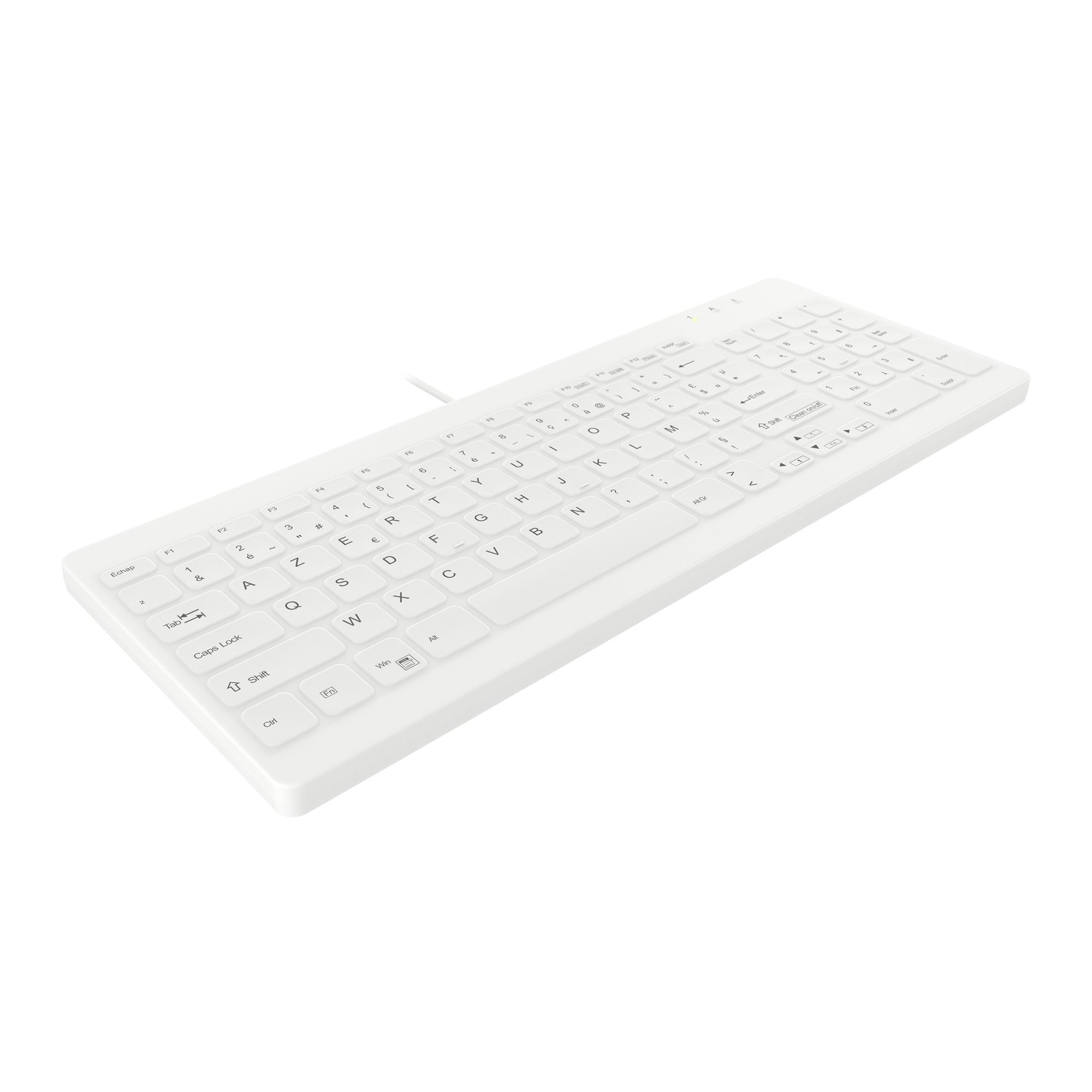 CONTOUR ACTIVE KEY Clavier filaire AK-C7012 FR blanc IP68