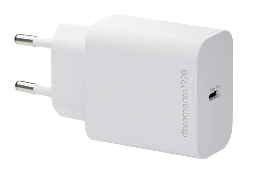EU Wall Charger USB-C 20W WHT