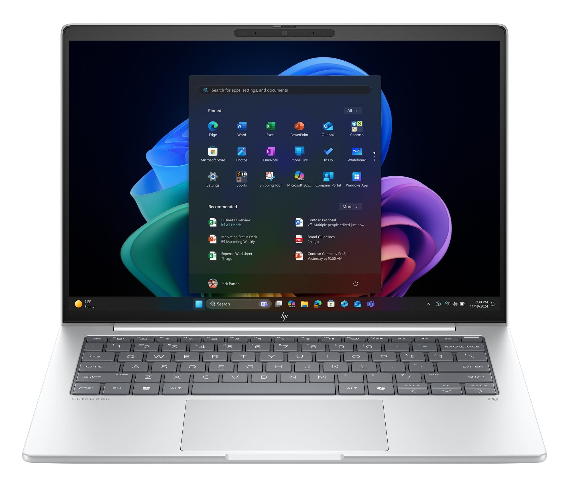 HP EliteBook 8 G1a IA Nouvelle génération AMD Ryzen AI 7 350 14p WUXGA 32Go 1To SSD UMA W11P Copilot + PC 3/3/0