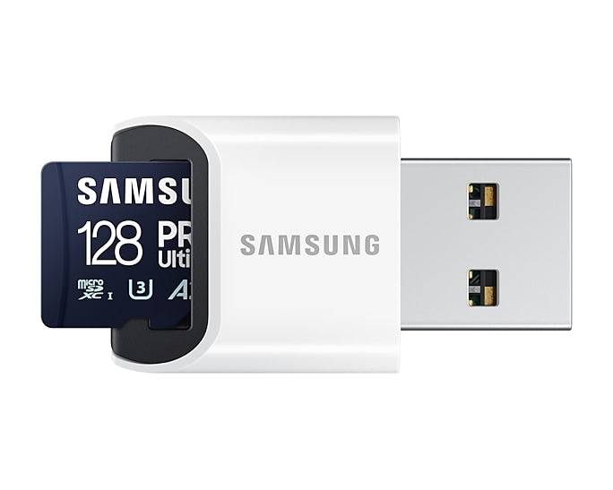 Micro SD 128GB PRO Ultimate+microSD read