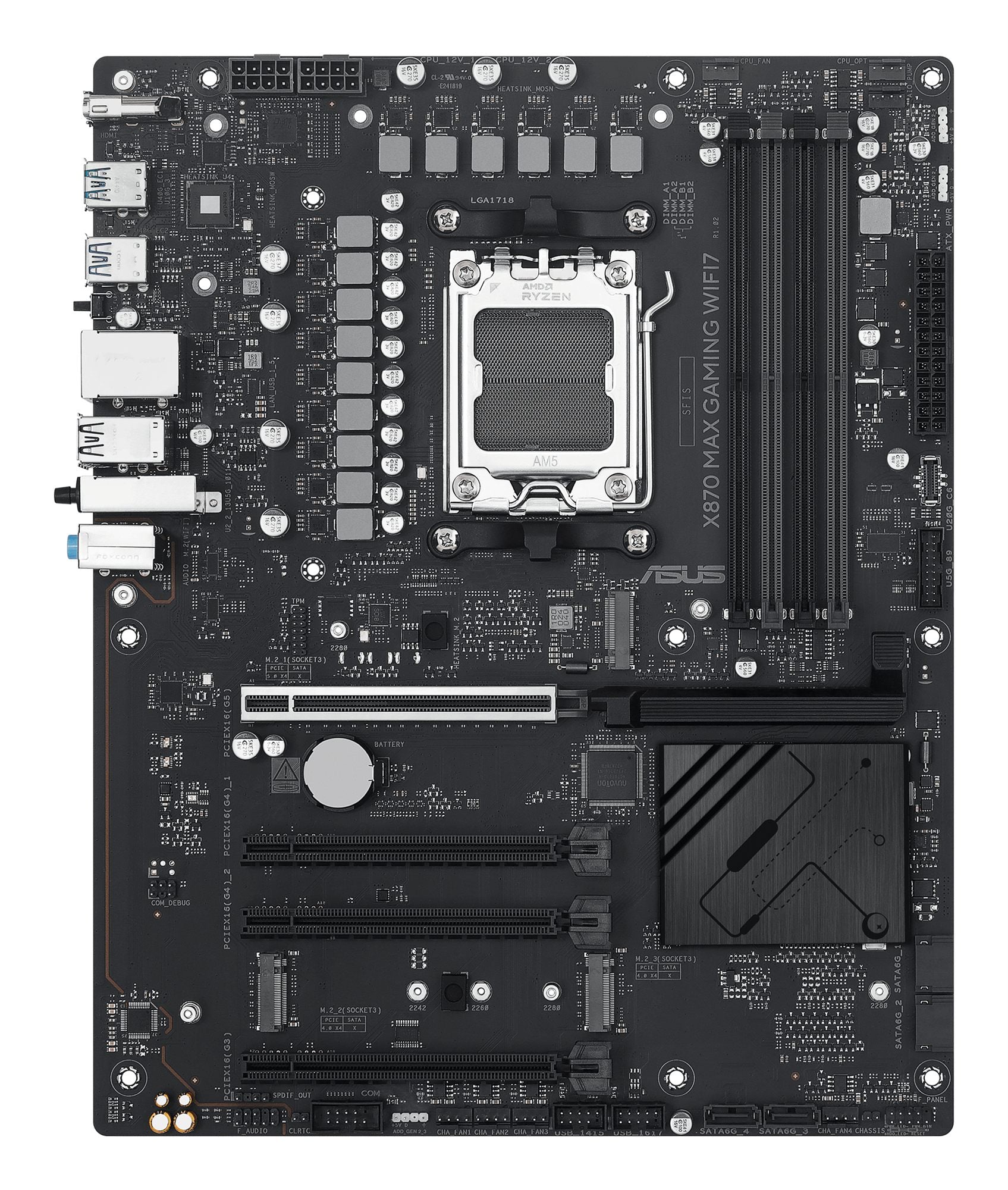 ASUS X870 MAX GAMING WIFI7 AM5 MB 4xDDR5