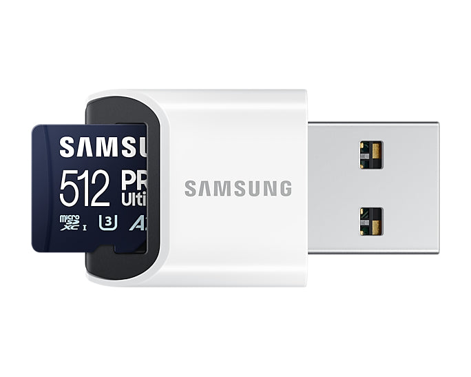 Micro SD 512GB PRO Ultimate+microSD read