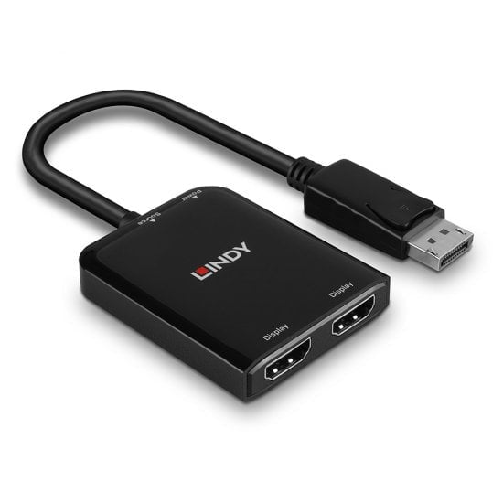 LINDY DisplayPort to 2 Port HDMI MST Hub