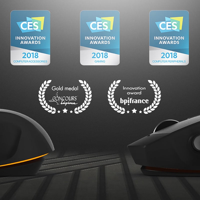 LEXIP 3D High performance Mouse CAD and Gaming uitive 3D movement thumb joystick 6 program. Buttons wired 12000dpi ceramic glider