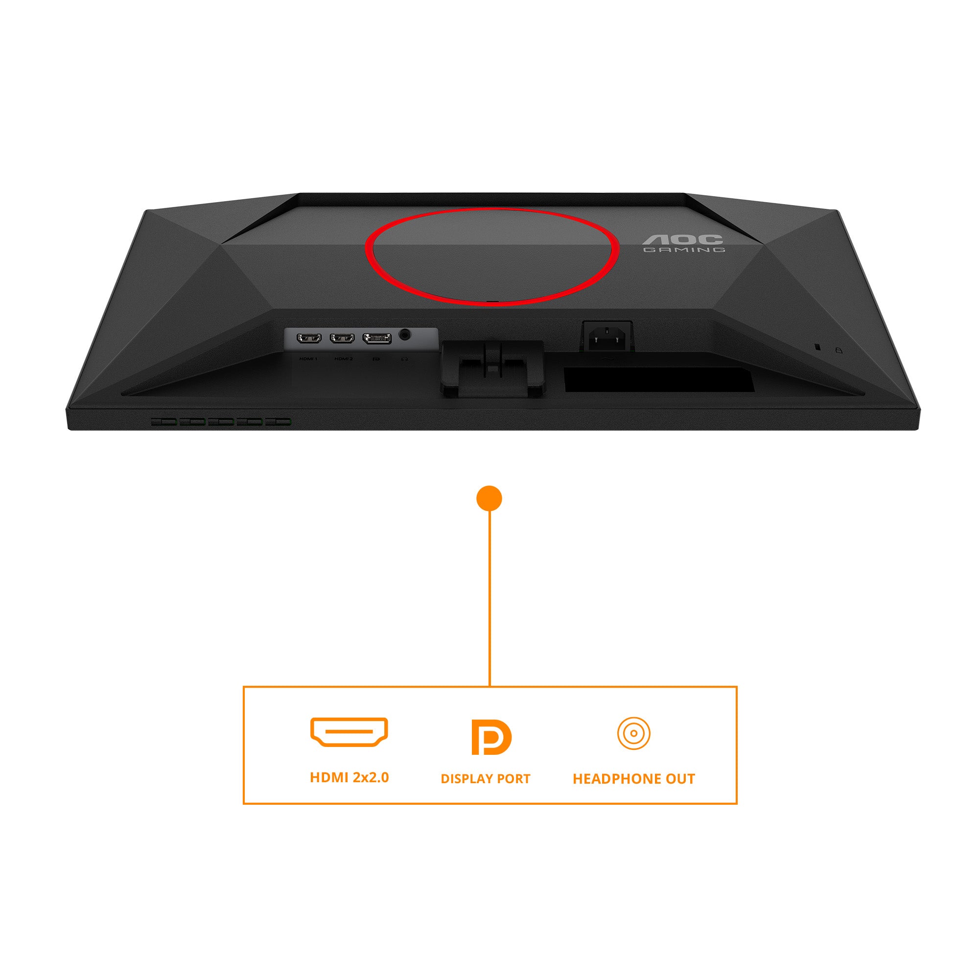 AOC 24G4HRE 23.8p FHD IPS 200Hz 0.5ms 300cd/m2 HDMI Speakers
