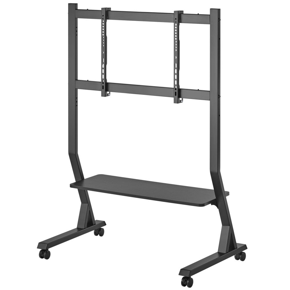 Techly ICA-TR325 Support TV mobile 45-90” jusqu'a 60kg étagere AV réglable