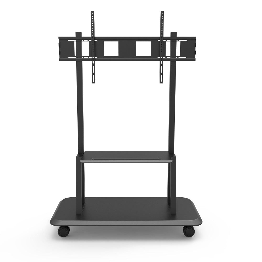 "Techly ICA-TR31 Support TV mobile 55-120"" jusqu'a 150kg réglable 2 étageres"