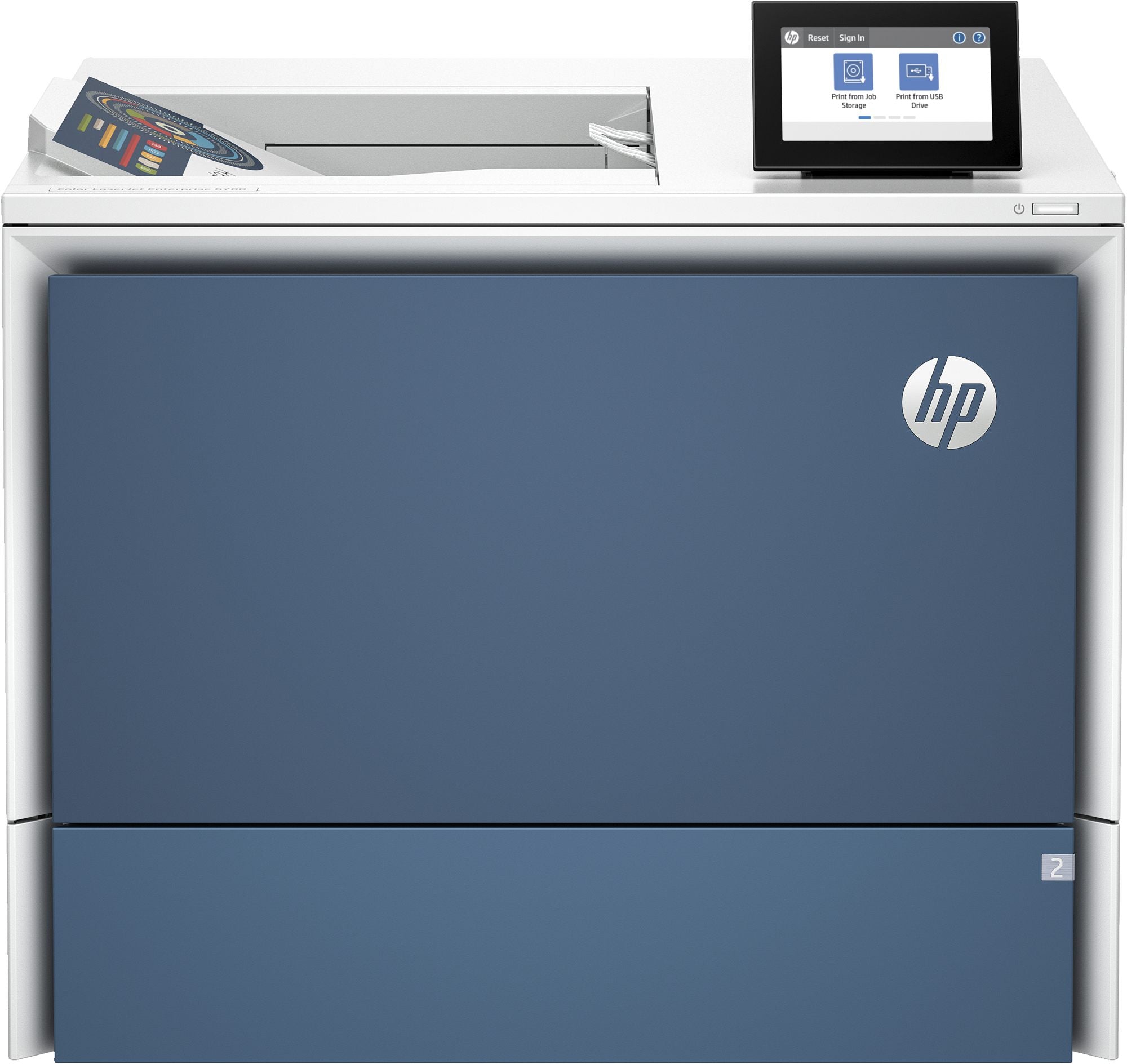 HP Color LaserJet Enterprise 6700dn Printer colour Duplex laser A4 1200x1200dpi 52ppm mono 52ppm colour 650sheets LAN USB
