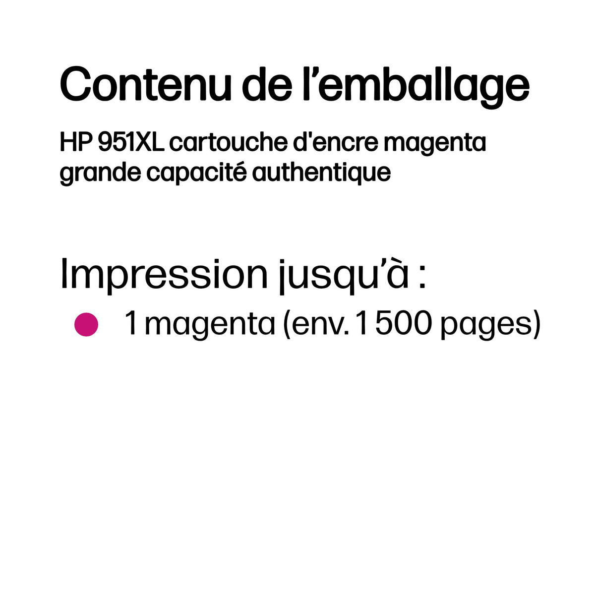 HP 951XL original Ink cartridge CN047AE 301 magenta high capacity 1.500 pages 1-pack Blister multi tag Officejet