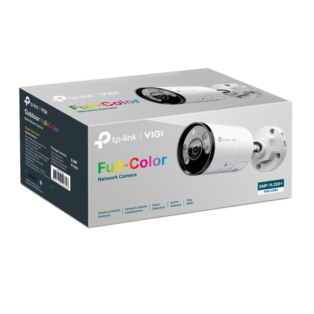 TP-Link VIGI C355(2.8mm) 5MP Full-Color Bullet Network Camera