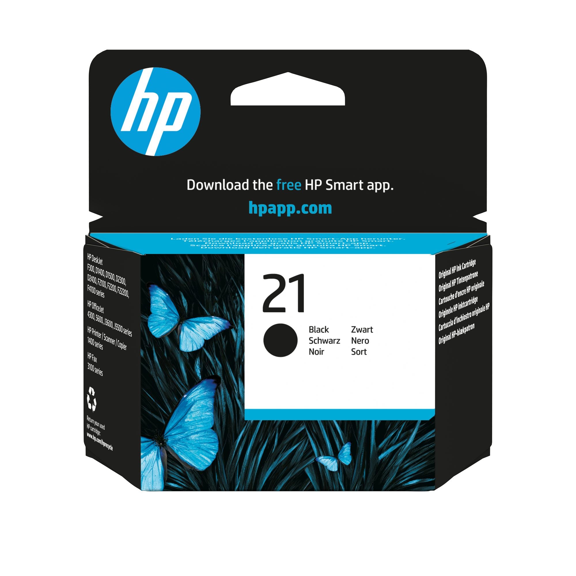 HP 21 Schwarz Tintenpatrone C9351AE - Original - Ink Cartridge